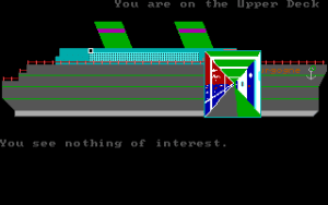Murder on The Atlantic Gameplay (DOS)