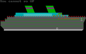 Murder on The Atlantic Gameplay (DOS)
