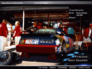 NASCAR Racing 2 Gameplay (DOS)