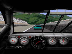 NASCAR Racing 2 Gameplay (DOS)