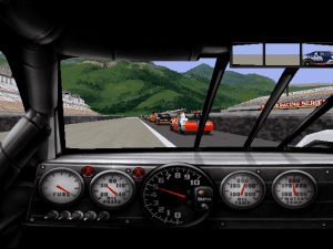 NASCAR Racing 2 Gameplay (DOS)