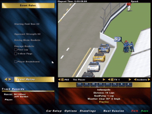 NASCAR Racing 3 Gameplay (Windows)