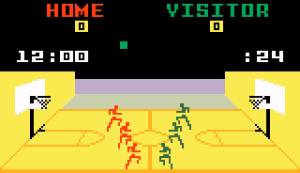 NBA Basketball Gameplay (Intellivision)
