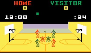 NBA Basketball Gameplay (Intellivision)