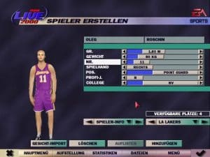 NBA Live 2000 Gameplay (Windows)