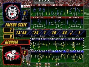 NCAA Football 98 Gameplay (PlayStation)