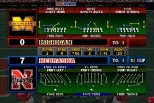 NCAA Football 99 Gameplay (PlayStation)