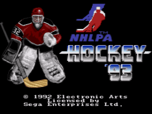 NHLPA Hockey '93 Gameplay (Genesis)