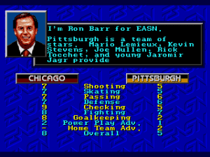 NHLPA Hockey '93 Gameplay (Genesis)