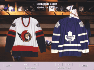 NHL 95 Gameplay (DOS)