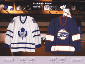 NHL 95 Gameplay (DOS)
