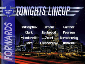 NHL 95 Gameplay (DOS)