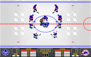 NHL 95 Gameplay (DOS)