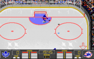 NHL 95 Gameplay (DOS)