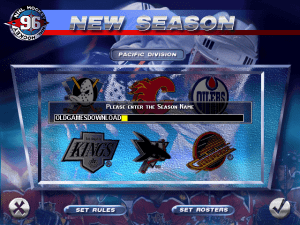 NHL 96 Gameplay (DOS)