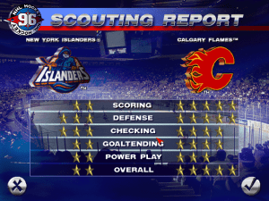 NHL 96 Gameplay (DOS)