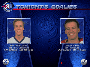 NHL 96 Gameplay (DOS)