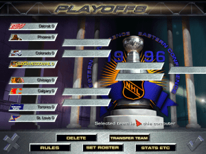 NHL 97 Gameplay (DOS)