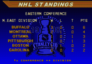 NHL 98 Gameplay (Genesis)