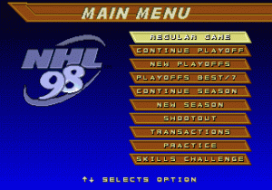 NHL 98 Gameplay (Genesis)