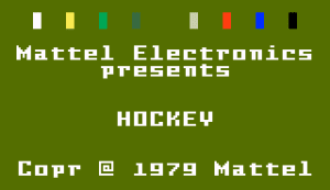 NHL Hockey Gameplay (Intellivision)