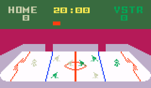 NHL Hockey Gameplay (Intellivision)