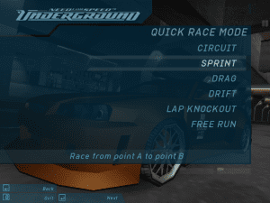 Need for Speed: Underground Gameplay (Windows)
