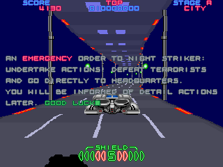Night Striker Gameplay (Arcade)