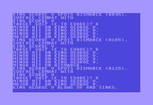 North Atlantic Convoy Raider Gameplay (Commodore 64)