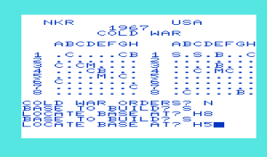 Nukewar Gameplay (VIC-20)