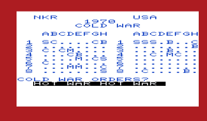 Nukewar Gameplay (VIC-20)
