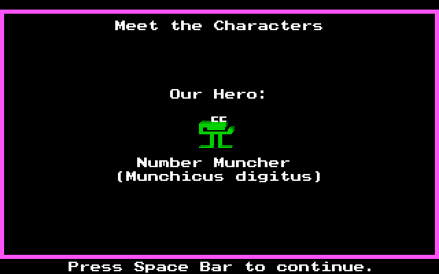 Number Munchers Gameplay (DOS)
