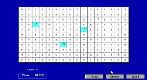 Numbers & Logic I Gameplay (DOS)
