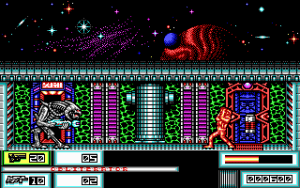 Obliterator Gameplay (DOS)