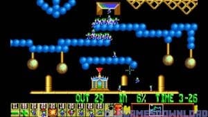 Oh No! More Lemmings Gameplay (DOS)