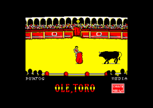 Olé, Toro Gameplay (Amstrad CPC)