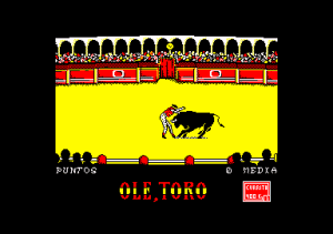 Olé, Toro Gameplay (Amstrad CPC)