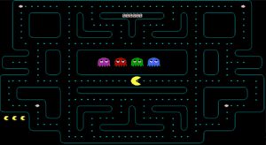 PC-Man v2 Gameplay (DOS)
