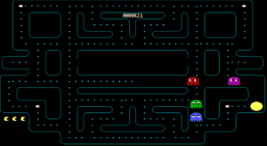 PC-Man v2 Gameplay (DOS)