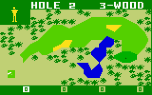 PGA Golf Gameplay (Intellivision)
