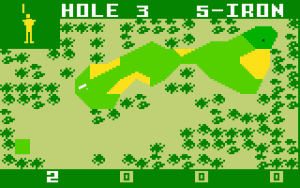 PGA Golf Gameplay (Intellivision)
