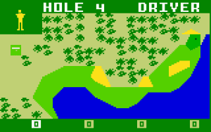 PGA Golf Gameplay (Intellivision)