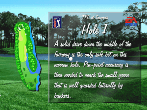 PGA Tour Golf 486 Gameplay (DOS)