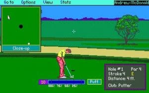 PGA Tour Golf Gameplay (DOS)