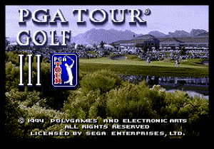 PGA Tour Golf III Gameplay (Genesis)