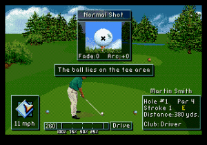 PGA Tour Golf III Gameplay (Genesis)
