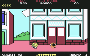 Pac-Land Gameplay (Commodore 64)