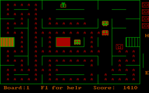 Pac-Maine Gameplay (DOS)