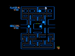 Pac-Man Gameplay (DOS)