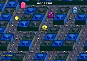 Pac-Mania Gameplay (Sega Genesis)